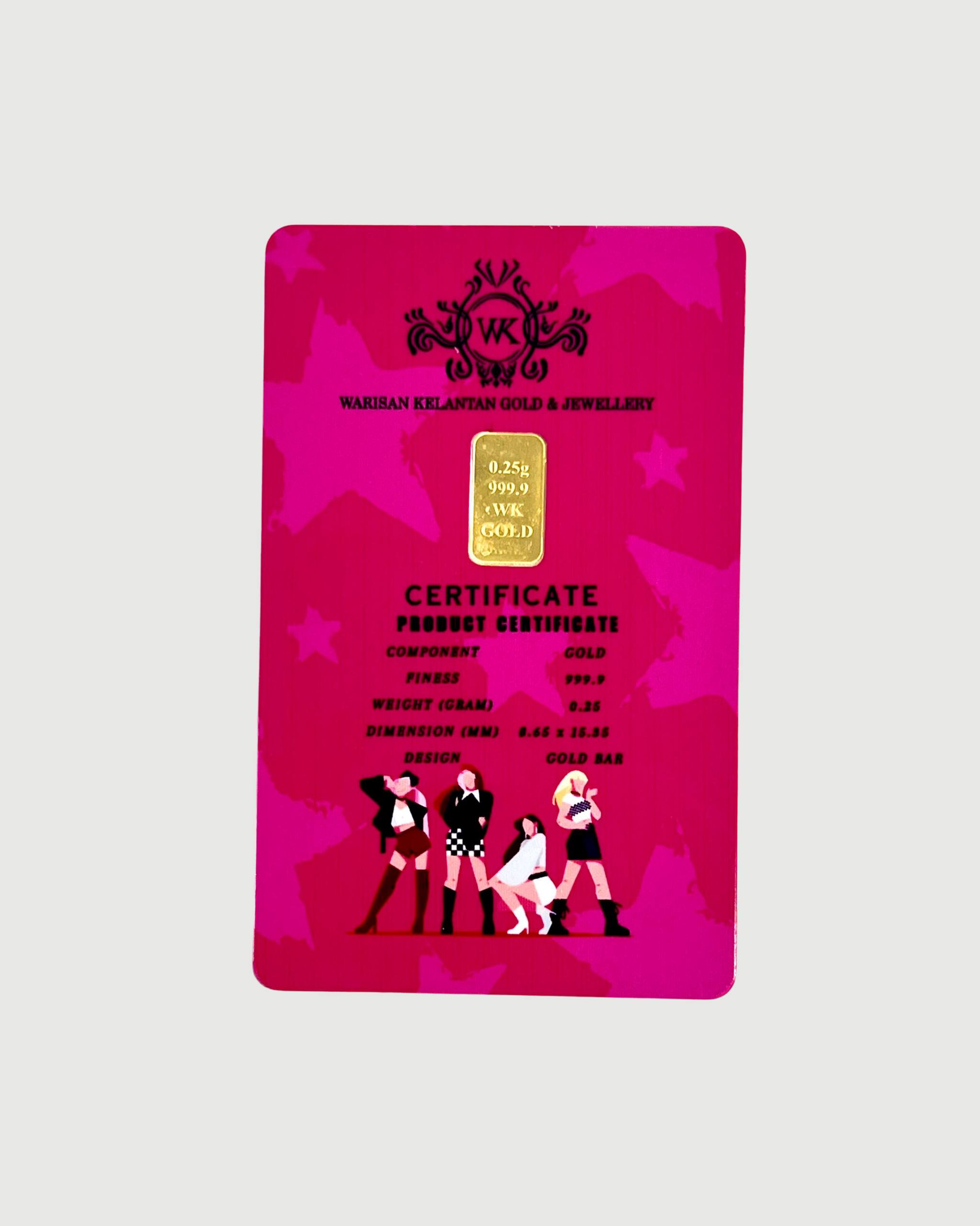 Gold Bar The Girl (0.25G) - Image 2